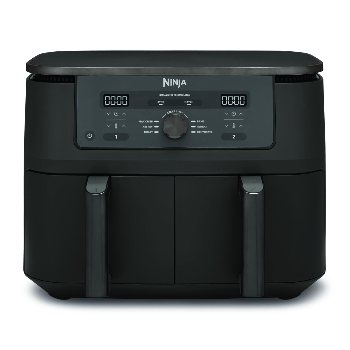 Ninja Dual Zone Digital Hot Air Fryer, 9.5L, 6-in-1, Metallic Grey