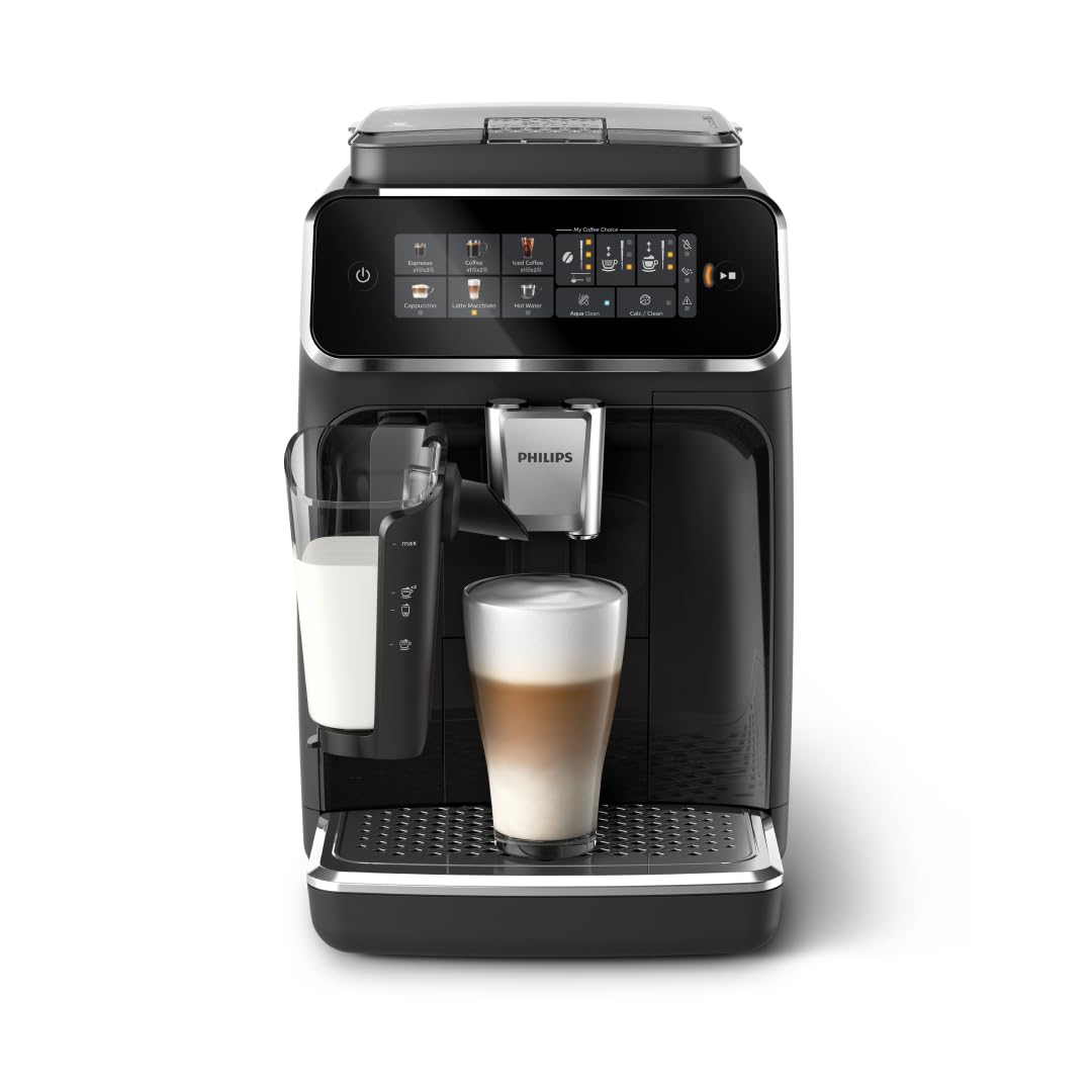 Philips LatteGo 3300 Series Fully Automatic Coffee Machine, Chrome