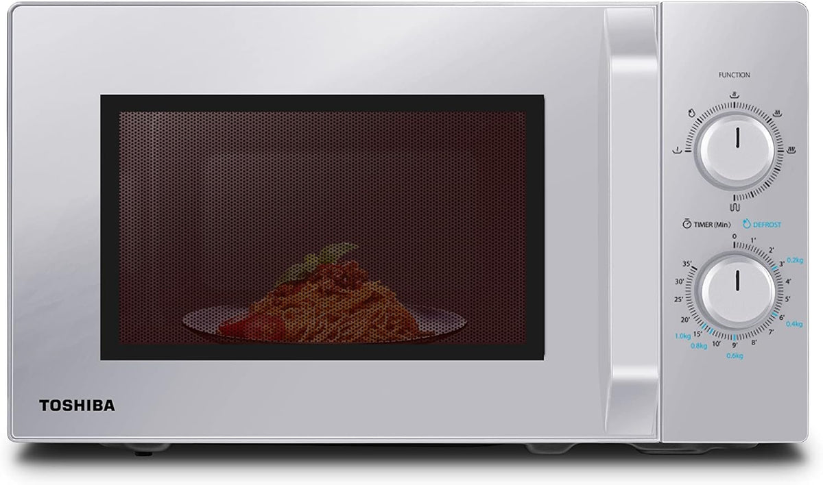 Toshiba MW3-AG25PFI(BK) Microwave with Grill Function - 25L 3-in-1 Combination Device | 900W Origin Inverter | 1100W Grill | Built-in Device | Digital | 57dB Quiet | Master Defrost Program | Black