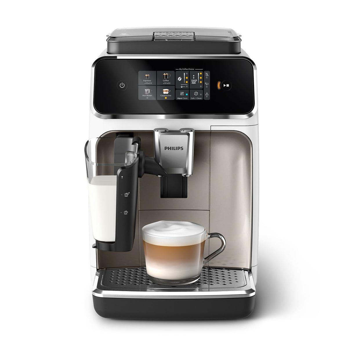 Philips LatteGo 3300 Series Fully Automatic Coffee Machine, Chrome