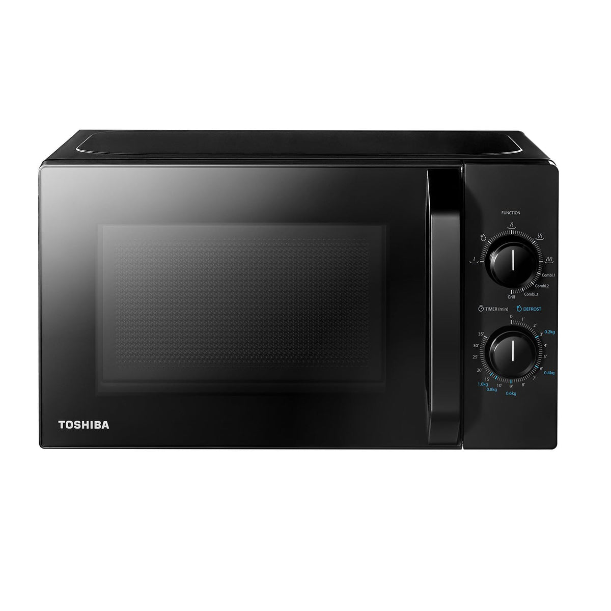 Toshiba MW3-AG25PFI(BK) Microwave with Grill Function - 25L 3-in-1 Combination Device | 900W Origin Inverter | 1100W Grill | Built-in Device | Digital | 57dB Quiet | Master Defrost Program | Black