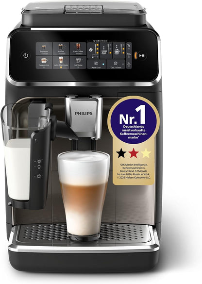 Philips LatteGo 3300 Series Fully Automatic Coffee Machine, Chrome