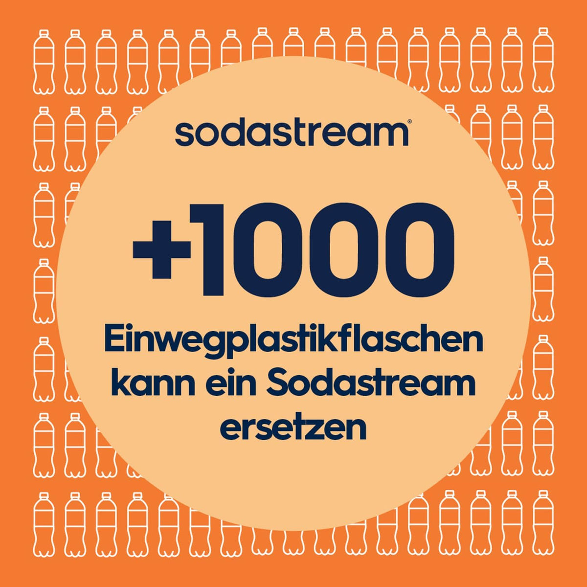 SodaStream Duo Water Carbonator – 2 x 1 Litre Carbonator Bottles, Grey