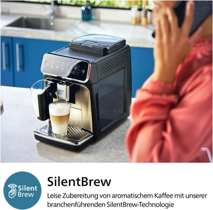 Philips LatteGo 3300 Series Fully Automatic Coffee Machine, Chrome