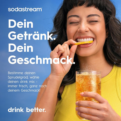 SodaStream Terra Water Carbonator – 3 x Carbonator Bottles & CO2 Cylinder