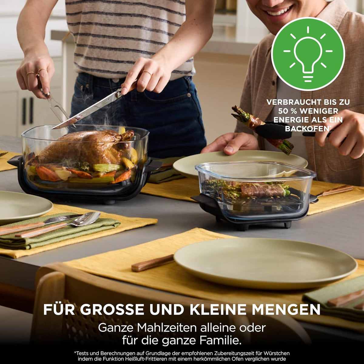 Ninja CRISPi Portable Air Fryer 3.8L 4-in-1 1700W Stone Gold