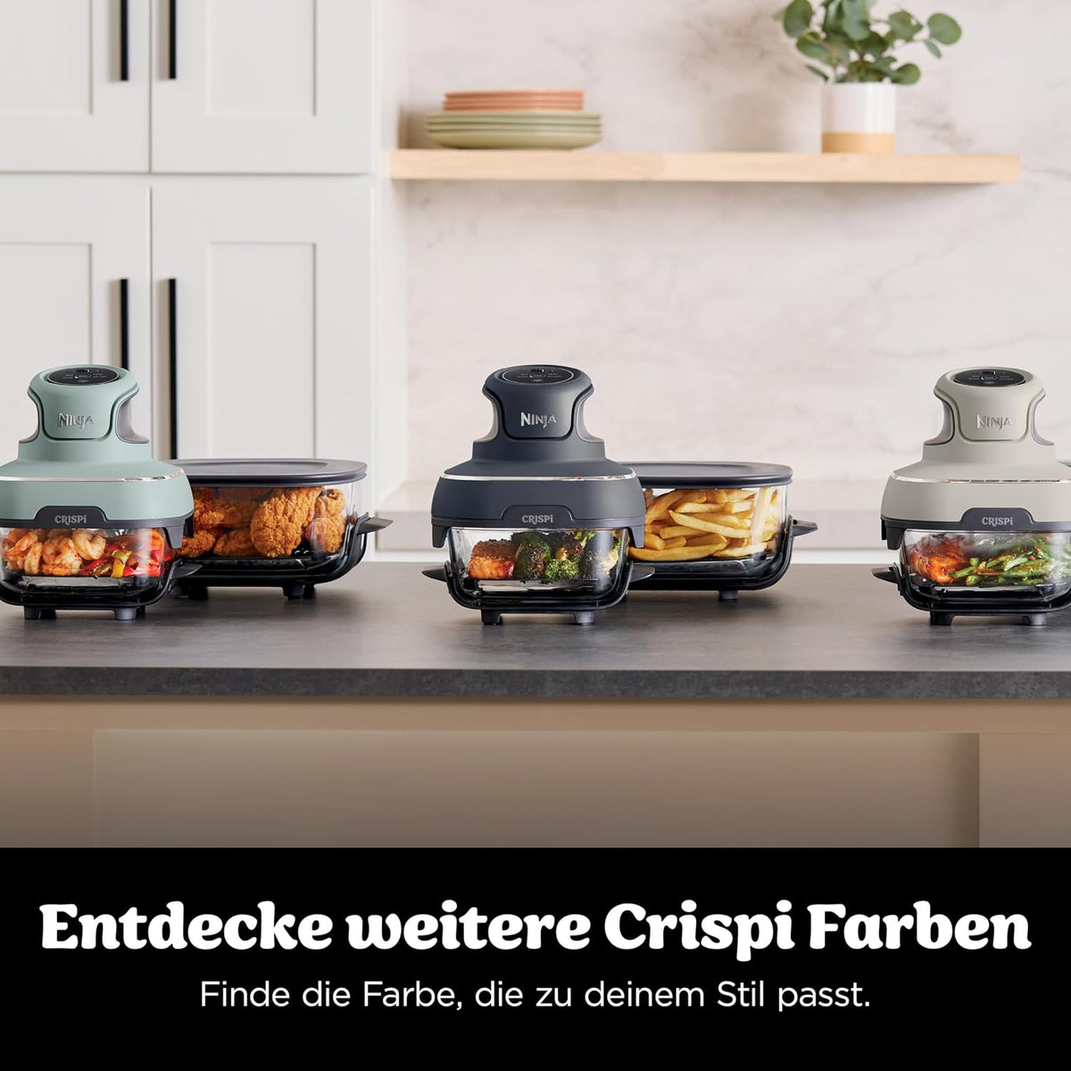 Ninja CRISPi Portable Air Fryer 3.8L 4-in-1 1700W Grey
